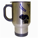 sigma 4_canes_peppermint_ Travel Mug (Silver Gray)