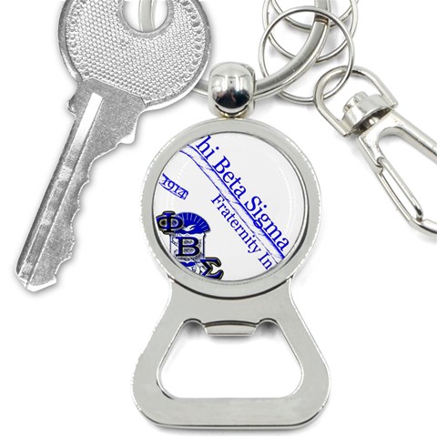 sigma 4_canes_peppermint_ Bottle Opener Key Chain from ArtsNow.com Front
