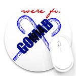 sigma 2-canes-by-albin-graphi Round Mousepad