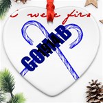 sigma 2-canes-by-albin-graphi Ornament (Heart)