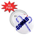 sigma 2-canes-by-albin-graphi 1.75  Button (10 pack) 