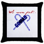 sigma 2-canes-by-albin-graphi Throw Pillow Case (Black)