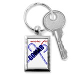 sigma 2-canes-by-albin-graphi Key Chain (Rectangle)