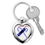 sigma 2-canes-by-albin-graphi Key Chain (Heart)