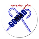 sigma 2-canes-by-albin-graphi Magnet 5  (Round)