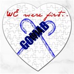sigma 2-canes-by-albin-graphi Jigsaw Puzzle (Heart)
