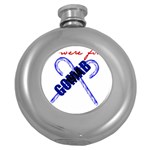 sigma 2-canes-by-albin-graphi Hip Flask (5 oz)