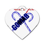 sigma 2-canes-by-albin-graphi Dog Tag Heart (One Side)