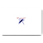 sigma 2-canes-by-albin-graphi Large Doormat
