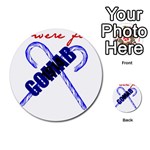 sigma 2-canes-by-albin-graphi Multi-purpose Cards (Round)