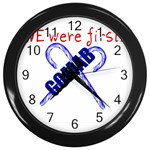 sigma 1-canes-by-albin-graphi Wall Clock (Black)