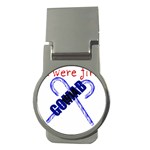 sigma 1-canes-by-albin-graphi Money Clip (Round)