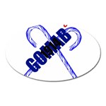 sigma 1-canes-by-albin-graphi Magnet (Oval)