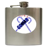 sigma 1-canes-by-albin-graphi Hip Flask (6 oz)
