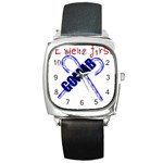 sigma 1-canes-by-albin-graphi Square Metal Watch