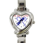 sigma 1-canes-by-albin-graphi Heart Italian Charm Watch