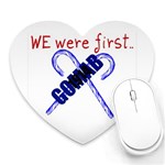 sigma 1-canes-by-albin-graphi Mousepad (Heart)