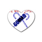 sigma 1-canes-by-albin-graphi Rubber Coaster (Heart)