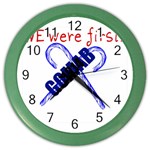 sigma 1-canes-by-albin-graphi Color Wall Clock