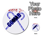 sigma 1-canes-by-albin-graphi Multi-purpose Cards (Round)