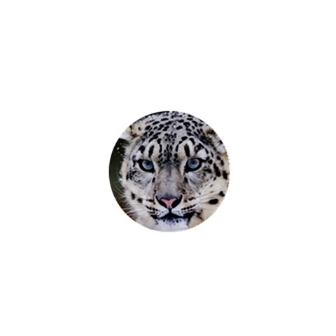 Snow Leopard 1  Mini Button from ArtsNow.com Front