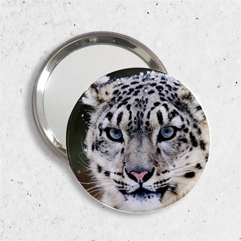Snow Leopard 2.25  Handbag Mirror from ArtsNow.com Front