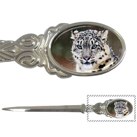 Snow Leopard Letter Opener from ArtsNow.com Front