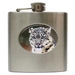 Snow Leopard Hip Flask (6 oz)