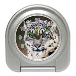 Snow Leopard Travel Alarm Clock