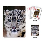 Snow Leopard Playing Cards Single Design