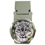 Snow Leopard Money Clip Watch