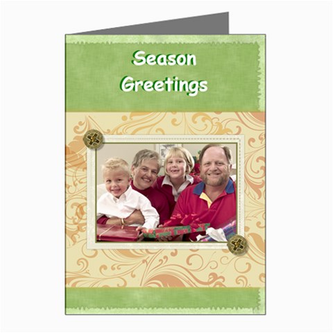 Personalised Christmas Cards (Pkg of 8) from ArtsNow.com Left
