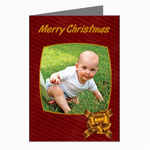 Personalised Christmas Cards (Pkg of 8) from ArtsNow.com Left
