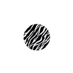 Zebra Skin 1 1  Mini Button