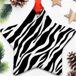 Zebra Skin 1 Ornament (Star)