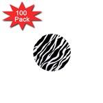 Zebra Skin 1 1  Mini Magnet (100 pack) 