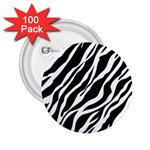 Zebra Skin 1 2.25  Button (100 pack)