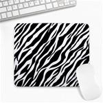 Zebra Skin 1 Large Mousepad