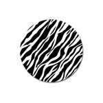 Zebra Skin 1 Magnet 3  (Round)