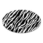 Zebra Skin 1 Magnet (Oval)