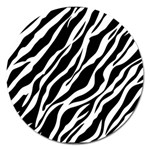 Zebra Skin 1 Magnet 5  (Round)