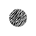 Zebra Skin 1 Golf Ball Marker