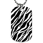 Zebra Skin 1 Dog Tag (Two Sides)