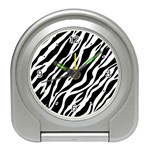 Zebra Skin 1 Travel Alarm Clock