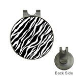 Zebra Skin 1 Golf Ball Marker Hat Clip