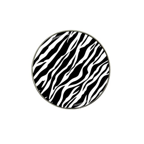 Zebra Skin 1 Hat Clip Ball Marker from ArtsNow.com Front