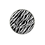 Zebra Skin 1 Hat Clip Ball Marker