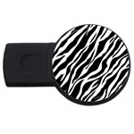Zebra Skin 1 USB Flash Drive Round (4 GB)