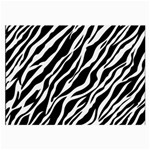 Zebra Skin 1 Glasses Cloth (Large, Two Sides)