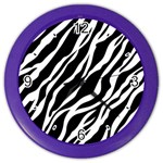 Zebra Skin 1 Color Wall Clock